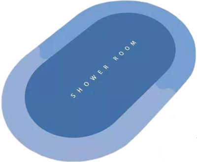vmshoppingmall Rubber Floor Mat(Blue, Medium)