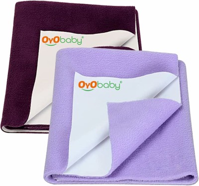 Oyo Baby Cotton Baby Bed Protecting Mat(Plum Voilet, Small)