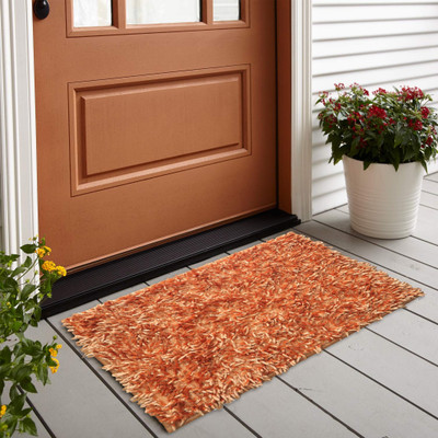 EXOTICE Polyester Door Mat(Gold, Medium)