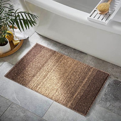 Enyra Homes Microfiber Bathroom Mat(Coffee, Medium)