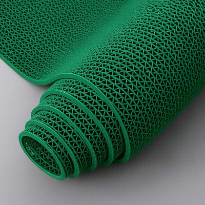 LIYALI Rubber Door Mat(Green, Medium)