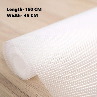 Home Ark Rectangular Pack of 1 Table Placemat(White, PVC)