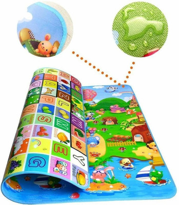 Shiv Traders Nylon Baby Play Mat(Multicolor, Large)