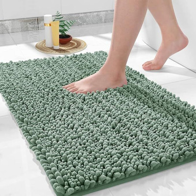 STEFLON Microfiber Door Mat(Green, Medium)