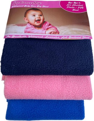 poojafashion Cotton Baby Bed Protecting Mat(Multicolor, Free, Pack of 3)