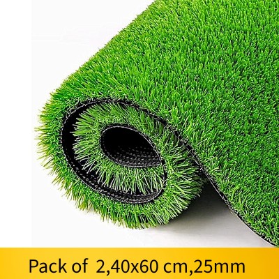 VSTUCART Artificial Grass Door Mat(Green, Free, Pack of 2)