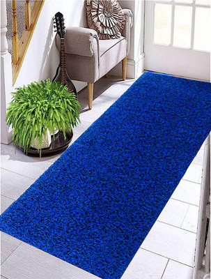 GreenLife PVC (Polyvinyl Chloride) Door Mat(DUSTPROOF MAT FOR OFFICE USE HOME USE 2 FEET X 8 FEET BLUE, Medium)