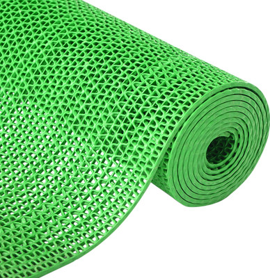 KUBER INDUSTRIES Rubber Bathroom Mat(Green, Medium)