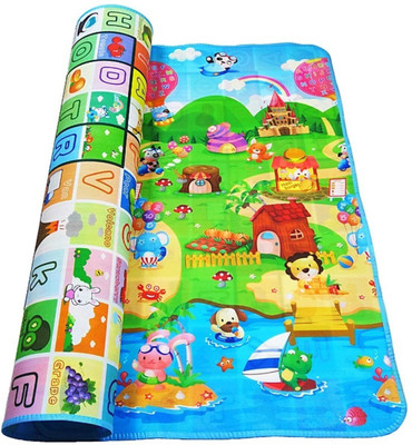 HouseOfCommon Polyester Baby Play Mat(Multicolor, Large)
