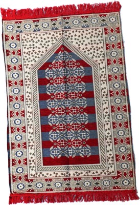 ADIRNY Cotton Prayer Mat(Red, Large)