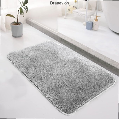 Draaevion Microfiber Floor Mat(Silver, Small)