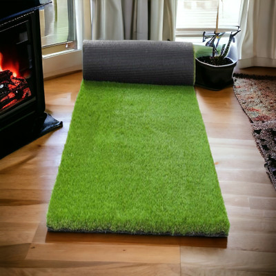 Mopak Decor Artificial Grass Door Mat(Green, Medium)