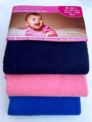 KC ECOM Cotton Baby Bed Protecting Mat(MULTI28, Small, Pack of 3)