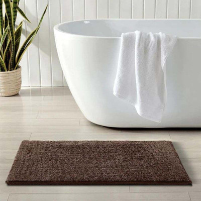 yorten Microfiber Door Mat(Brown, Medium)