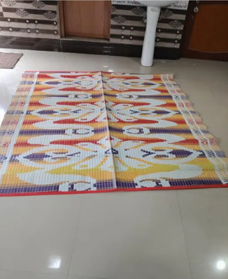 adjgang Plastic Chatai Mat(Multicolor, Medium)