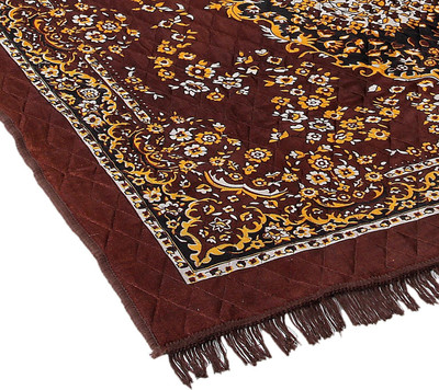 WebDealz 150 cm  X 210 cm Jute, Blended Carpet(Rectangle, Brown)