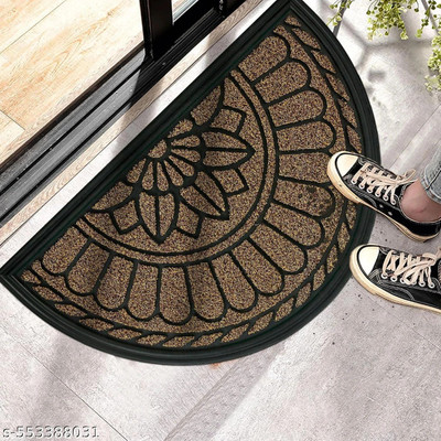 Ultica Fab Rubber Door Mat(D Coffee, Large)
