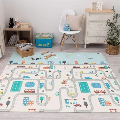 Mighty PP (Polypropylene) Baby Play Mat(Multicolor, Extra Large)