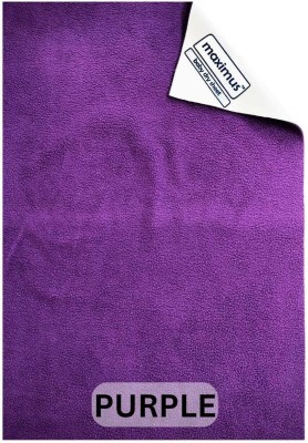 THE MAXIMUS Fleece Baby Bed Protecting Mat(Purple, Pack of 1, 250 GSM, Large)