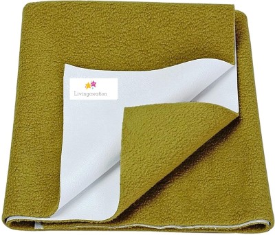 smilykid Polycotton Baby Bed Protecting Mat(GOLDEN, Small)