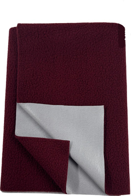 GUPTA Cotton Baby Bed Protecting Mat(Maroon, Medium)