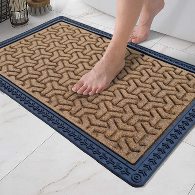 Mega Cart Home PP (Polypropylene) Door Mat(Coffee, Free)