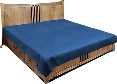 SHAVIN Plastic Baby Bed Protecting Mat(Blue, Large)