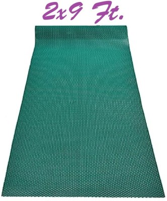 EXOTICE PVC (Polyvinyl Chloride) Bathroom Mat(Green, 2x9 Ft., Snake Mat, Free)