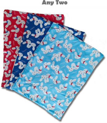 Synlark Cotton Baby Sleeping Mat(Multicolor, Medium, Pack of 2)