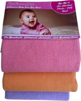 ojus fashion hub Cotton Baby Bed Protecting Mat(Multicolor, Free, Pack of 3)