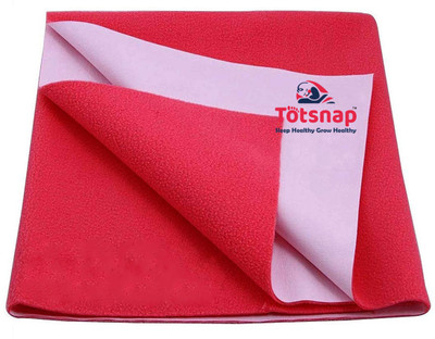 Totsnap Cotton Baby Bed Protecting Mat(Cherry Red, Extra Large)