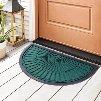 HOKiPO PP (Polypropylene) Door Mat(Green, Large)