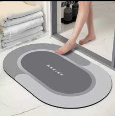 Efwvde Rubber Bathroom Mat(Multicolor, Free)