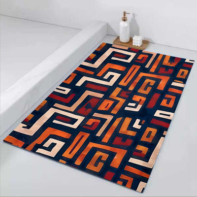 smf Rubber Door Mat(Multi Yellow, Medium)