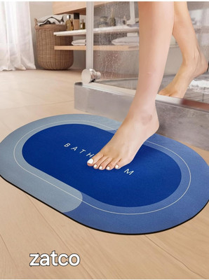 ZATCO Silicone Bathroom Mat(Multicolor, Medium)