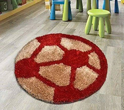 ROSSLYN Polyester Door Mat(Red, Medium)