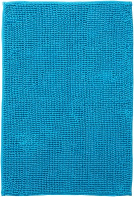 IKEA Polyester Bathroom Mat(Turquoise, Large)