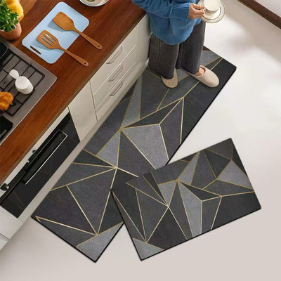 DHRUVINE Rubber Floor Mat(Silver, Free, Pack of 2)