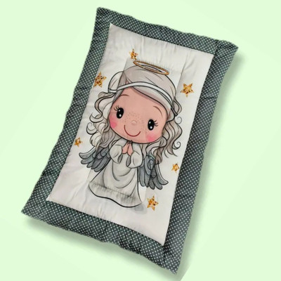 ALAKHEXPORT Cotton Baby Sleeping Mat(Multicolor, Gray, Small)