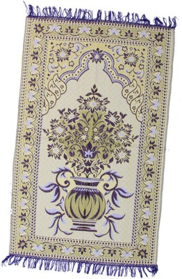 ADIRNY Cotton Prayer Mat(Yellow-A, Large)