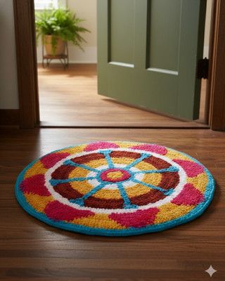 Sasvat Rubber Door Mat(Multicolor, Free)