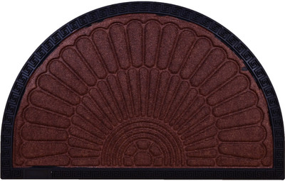 Mega Cart Home PP (Polypropylene) Door & Floor Mat(Brown, Medium)