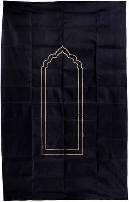 Tiipro Nylon Prayer Mat(Black, Medium)