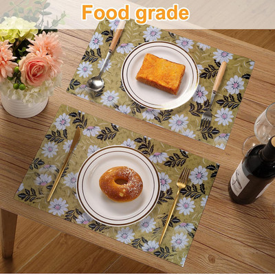 Vocal Store Rectangular Pack of 1 Table Placemat(Multicolor, PVC)