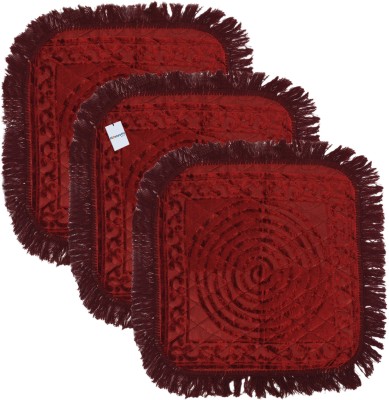 HOMESTIC Velvet Prayer Mat(Maroon, Free)