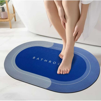 Yugam Silicone Bathroom Mat(Multicolor, Medium)