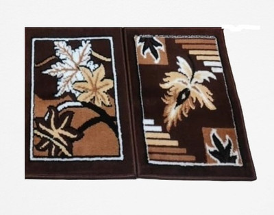 shree jee handloom Polyester Floor Mat(Dark Brown, Free)