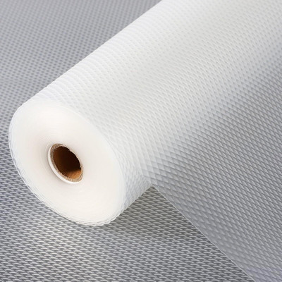 Shopative PVC (Polyvinyl Chloride) Drawer Mat(White, Large)