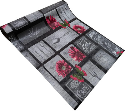 SANRAKSSHAN Rectangular Pack of 1 Table Placemat(Multicolor, Polyester)