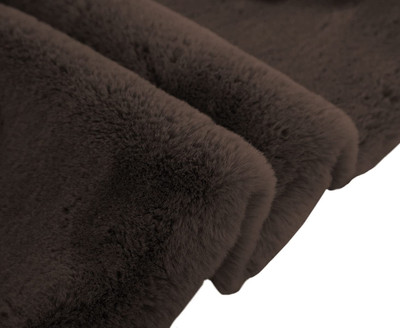 F i Polyester Door Mat(Chocolate, Small)